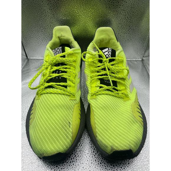 Adidas PulseBoost HD Winter Solar Yellow Grey Running Sneakers Size 12 USED - Picture 5 of 8